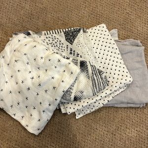 Baby Muslim Swaddle and Burb Cloth Set